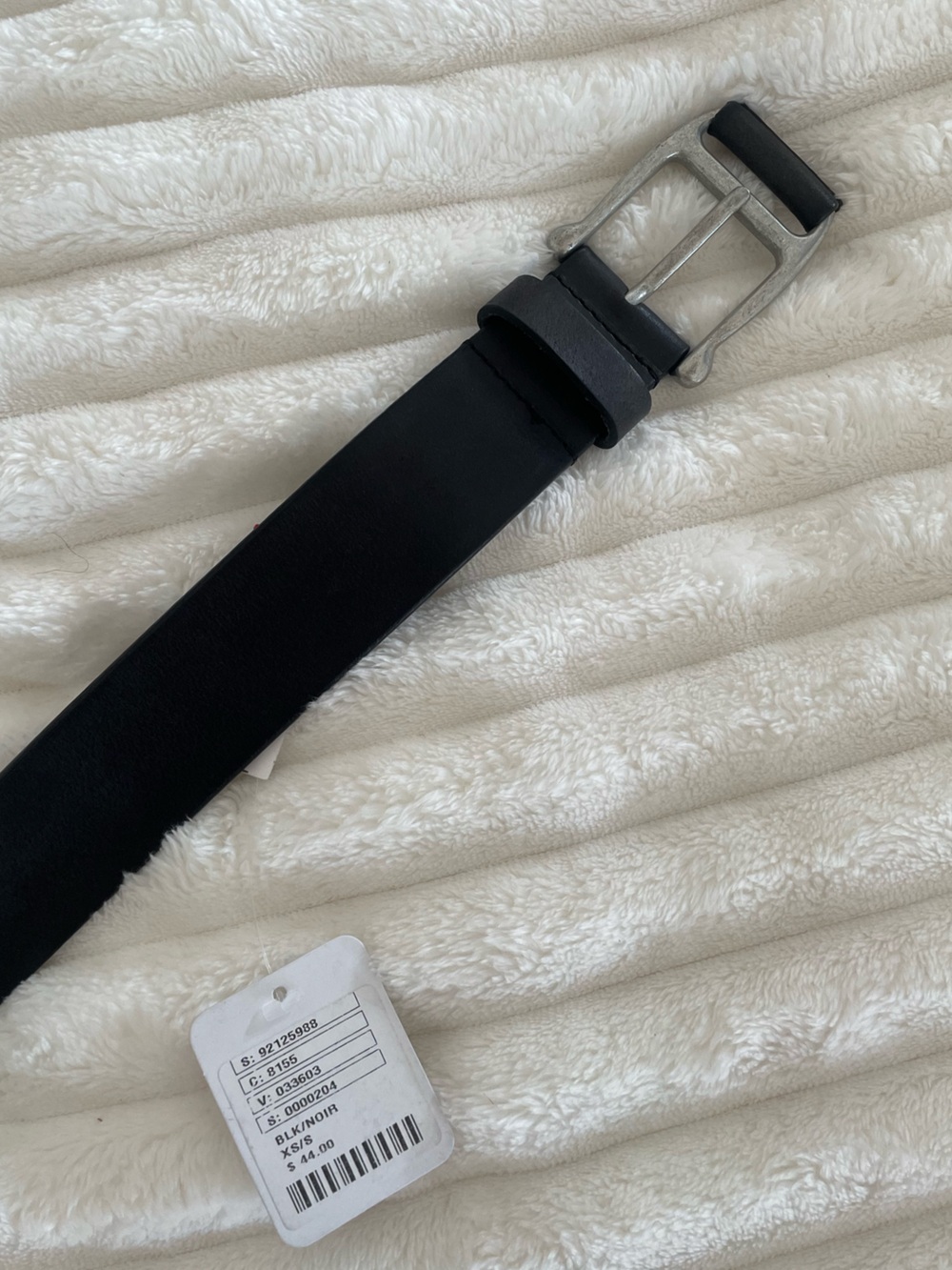 NWT Free People Carraway Leather Belt Black - Picture 4 of 5
